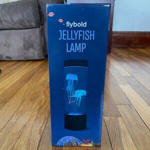 LED Jellyfish Lamp with 20 Color Changing Lights, 2 Clownfish,and Remote Control